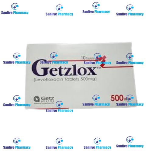 GETZLOX (Levofloxacin 500mg) Tablet